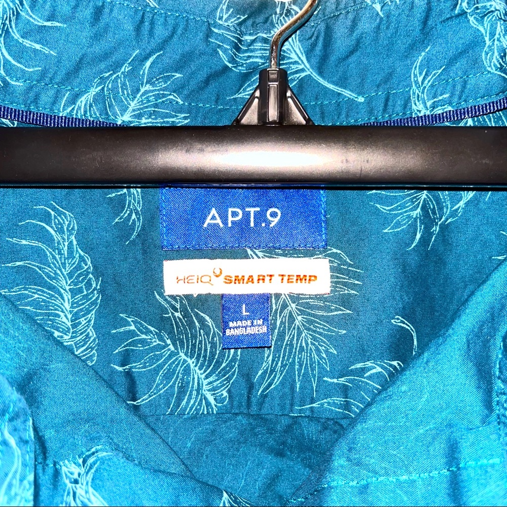 Apt. 9 mens’s button down short sleeve shirt